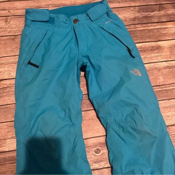 North face blue snow pants
